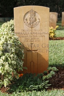 BEIRUT WAR CEMETERY - MWAKAJILA MWAKALINGA, 